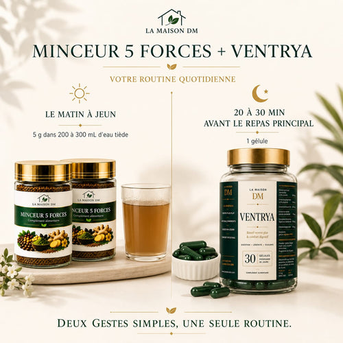 Duo Minceur 5 Forces + Ventrya – LA MAISON DM