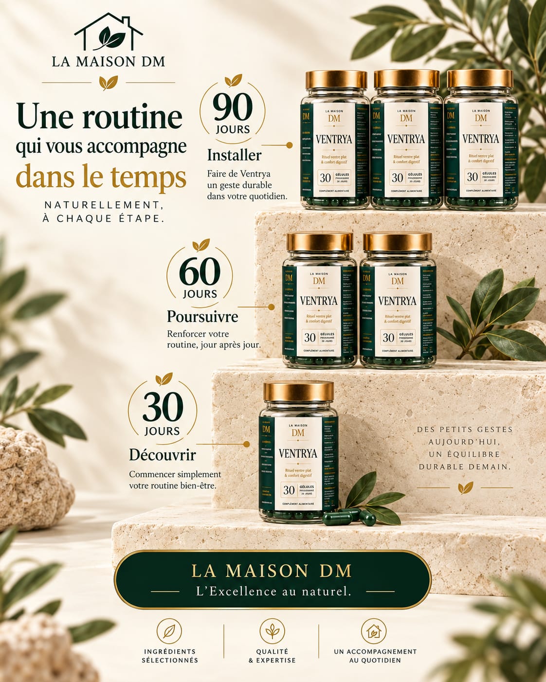 Parce qu'une routine s'installe dans la durée — LA MAISON DM