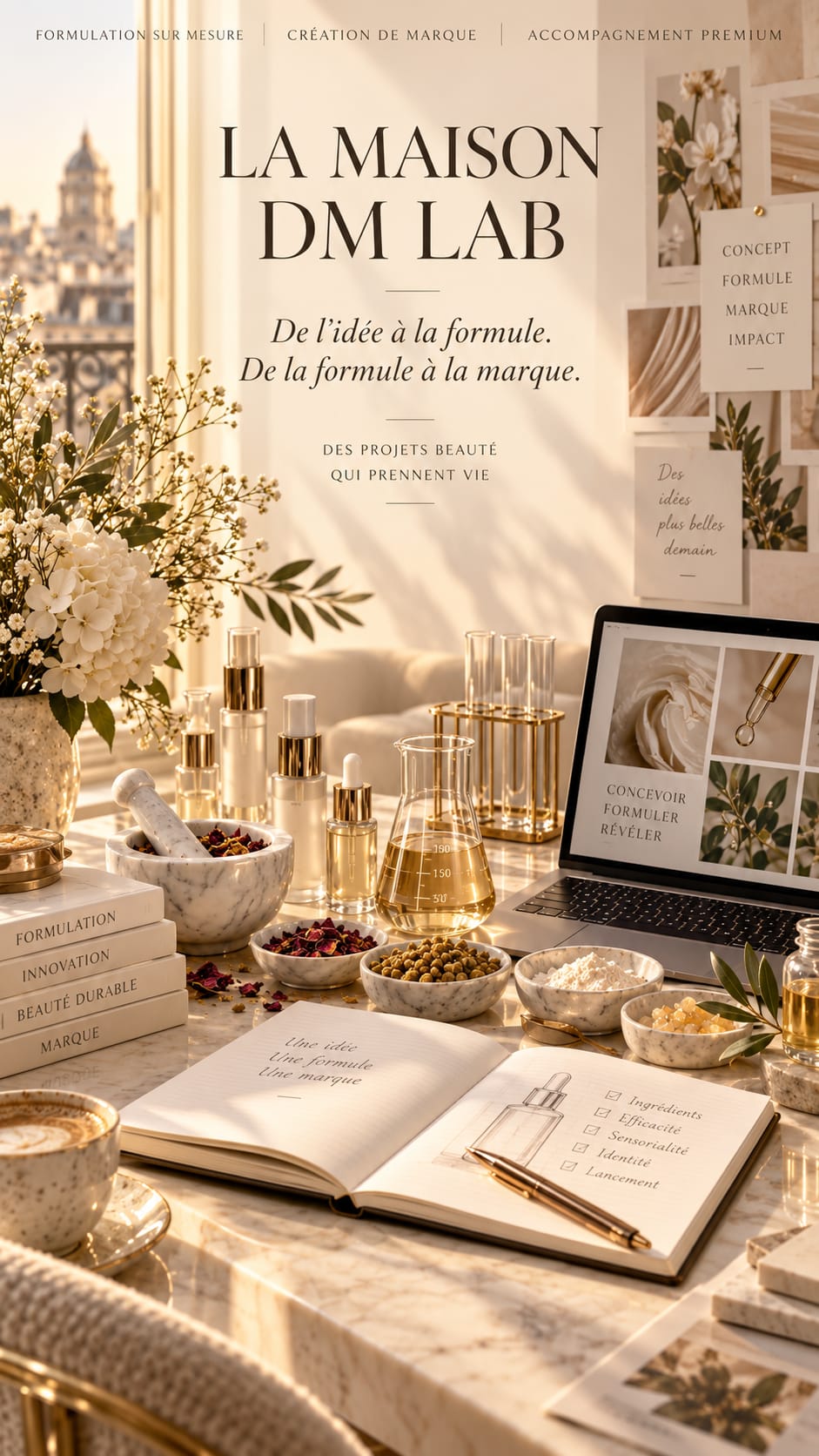 LA MAISON DM LAB — formulation sur mesure